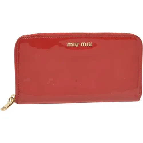 Pre-owned Leder portemonnaies - Miu Miu Pre-owned - Modalova