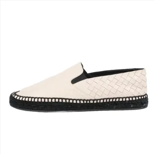 Pre-owned Leather espadrilles , female, Sizes: 6 UK - Bottega Veneta Vintage - Modalova