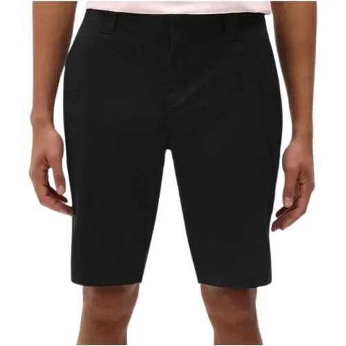 Schwarze Slim Fit Casual Shorts , Herren, Größe: W29 - Dickies - Modalova