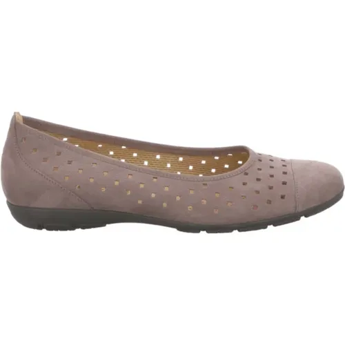 Suede Lace-Up Shoes , female, Sizes: 4 UK - Gabor - Modalova