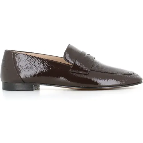 Brauner Lackleder Loafer - Le Monde Beryl - Modalova