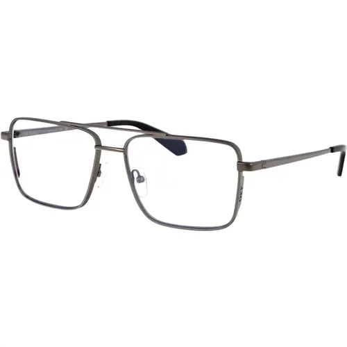 Stylish Optical Style 66 Glasses , unisex, Sizes: 57 MM - Off White - Modalova