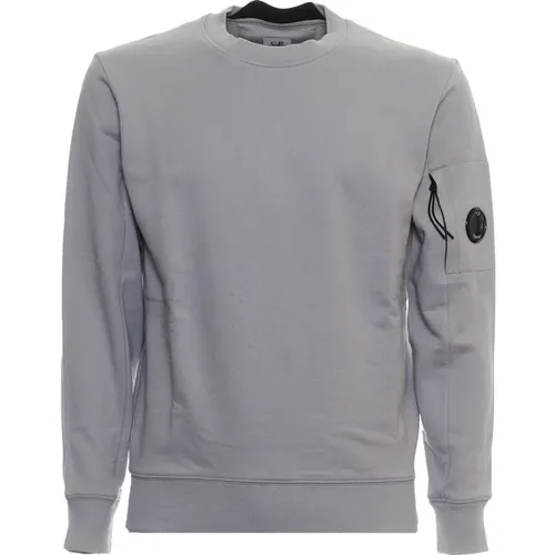Mens Clothing Sweatshirts Drizzle Grey Ss24 , male, Sizes: XL - C.P. Company - Modalova