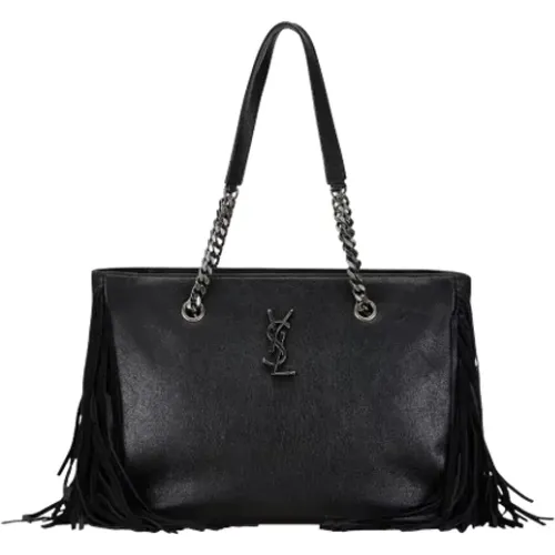 Pre-owned Leather shoulder-bags , female, Sizes: ONE SIZE - Yves Saint Laurent Vintage - Modalova