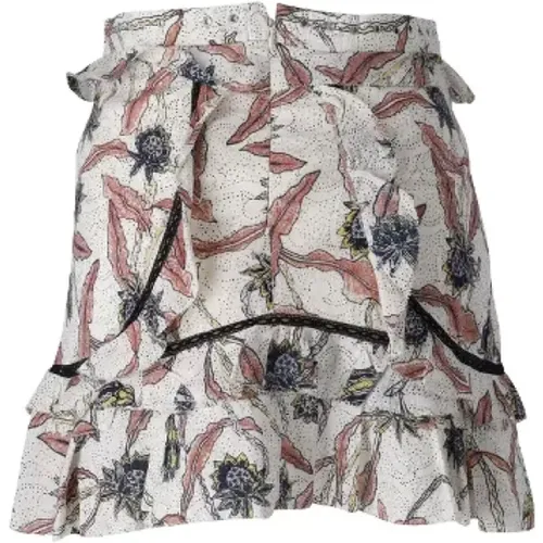 Floral Print Cotton Skirt , female, Sizes: M - Isabel Marant Pre-owned - Modalova