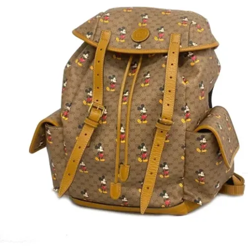 Pre-owned Canvas backpacks , female, Sizes: ONE SIZE - Gucci Vintage - Modalova