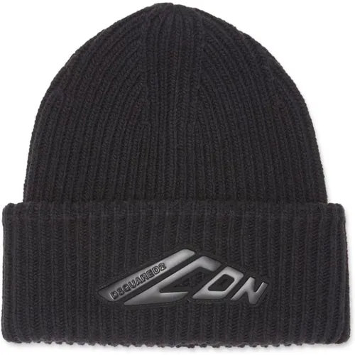 Gestrickte Beanie Hüte für Männer - Dsquared2 - Modalova