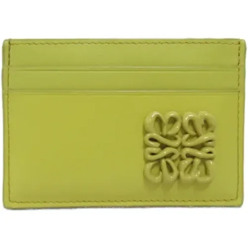 Pre-owned Leather wallets , female, Sizes: ONE SIZE - Loewe Pre-owned - Modalova