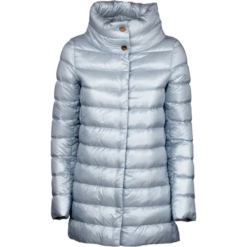Iconic A-Shape Long Sleeve Down Jacket , female, Sizes: M - Herno - Modalova