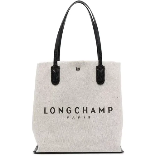 Canvas Tote Tasche mit Pferdedruck - Longchamp - Modalova