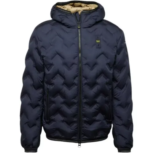 Pier Coat , male, Sizes: M, S - Blauer - Modalova