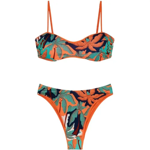 Exotisches Bandeau-Bikini-Set , Damen, Größe: XL - Me-Fui - Modalova