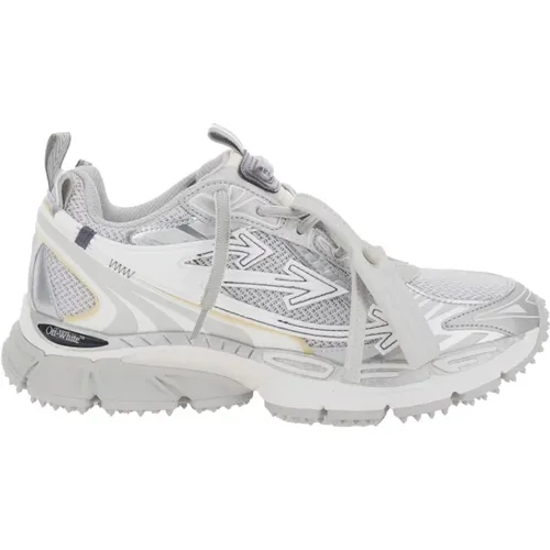 Grey Sneakers BE Right Back , female, Sizes: 7 UK, 5 UK, 4 UK, 6 UK, 3 UK - Off White - Modalova