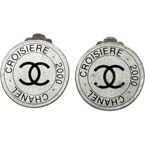 Pre-owned Metal earrings , female, Sizes: ONE SIZE - Chanel Vintage - Modalova