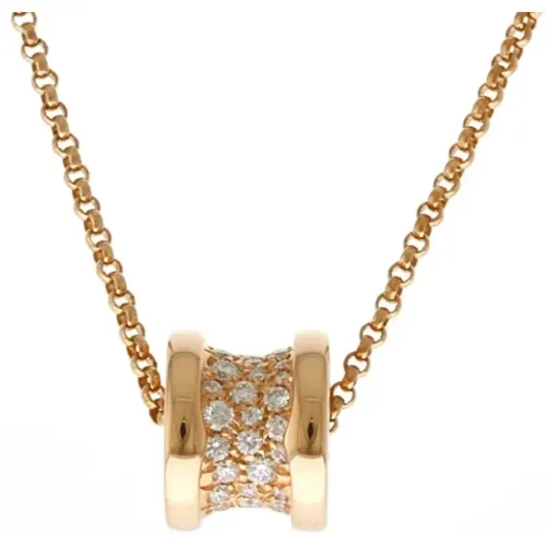 Pre-owned Rose Gold necklaces , female, Sizes: ONE SIZE - Bvlgari Vintage - Modalova