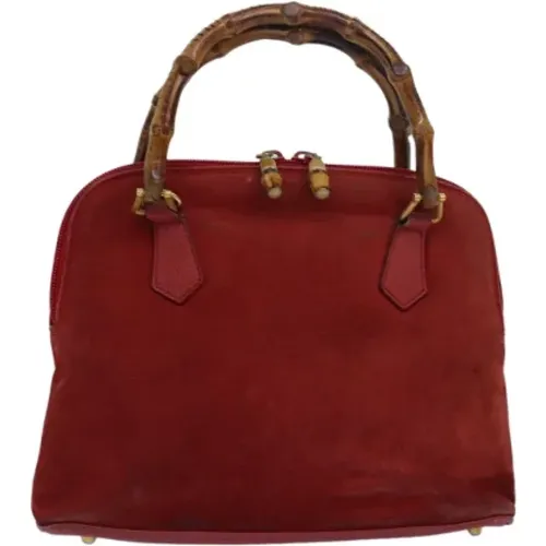 Pre-owned Suede handbags , female, Sizes: ONE SIZE - Gucci Vintage - Modalova