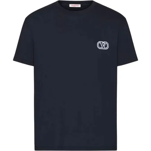 Casual Logo Print T-Shirt , Herren, Größe: 2XL - Valentino Garavani - Modalova