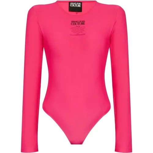 Fuchsia Top für Frauen , Damen, Größe: 2XS - Versace Jeans Couture - Modalova