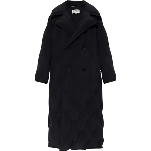 Insulated oversize coat , female, Sizes: S, M - Maison Margiela - Modalova