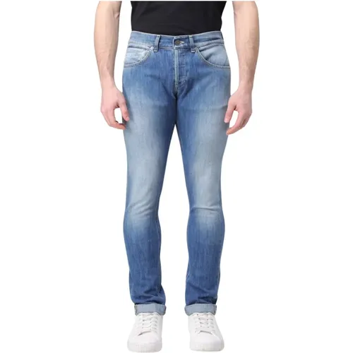 George Pants , male, Sizes: W30, W38, W34, W35 - Dondup - Modalova