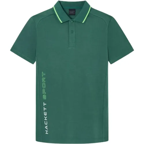 Sporty Polo Tech Shirt , Herren, Größe: L - Hackett - Modalova