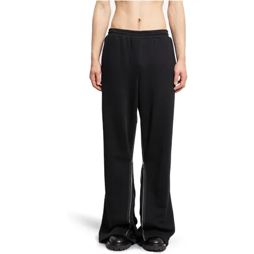 Sweatpants with Zipped Gusset , male, Sizes: M - Helmut Lang - Modalova