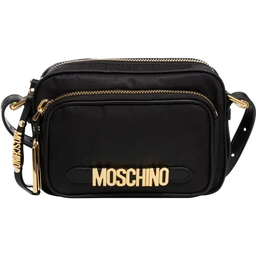 Chic Crossbody Bag with Adjustable Strap , female, Sizes: ONE SIZE - Moschino - Modalova