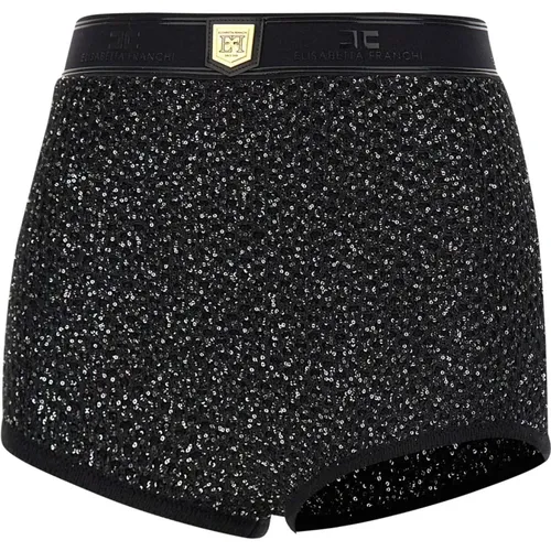 Schicke Shorts Elisabetta Franchi - Elisabetta Franchi - Modalova