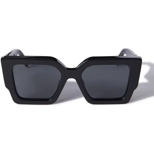 Square Oversize Sunglasses Catalina , male, Sizes: 55 MM - Off White - Modalova
