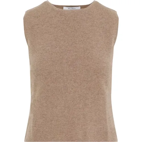 Dunkles Strick Tank Top , Damen, Größe: M - Max Mara - Modalova