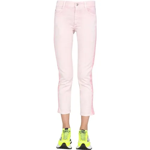 Jeans With Logo Bands , female, Sizes: W29, W26, W28 - Stella Mccartney - Modalova