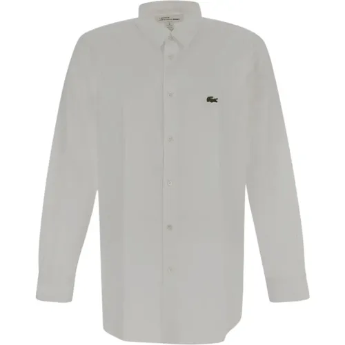Weißes Croco Logo Shirt - Comme des Garçons - Modalova
