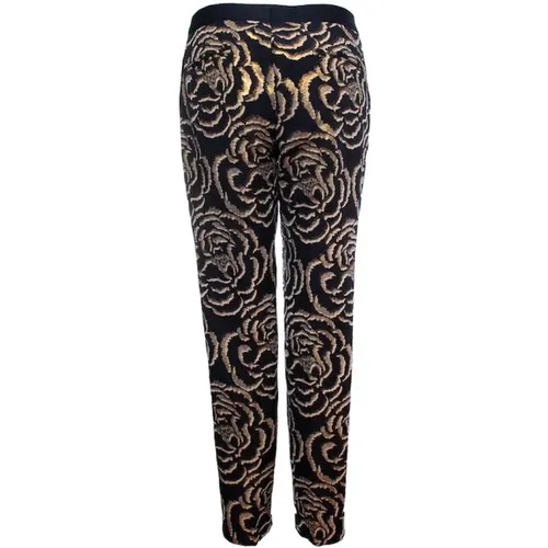 Pre-owned Trousers with golden flowers , female, Sizes: S - Chloé Pre-owned - Modalova
