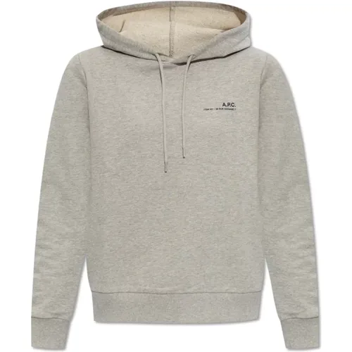 Hoodie mit Logo , Damen, Größe: L - A.p.c. - Modalova