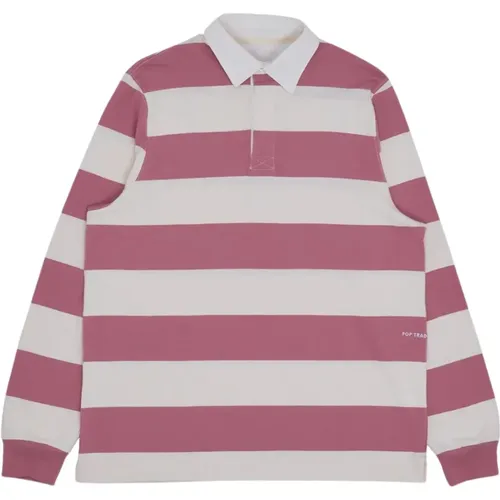 Striped Polo Shirt , male, Sizes: XL - Pop Trading Company - Modalova