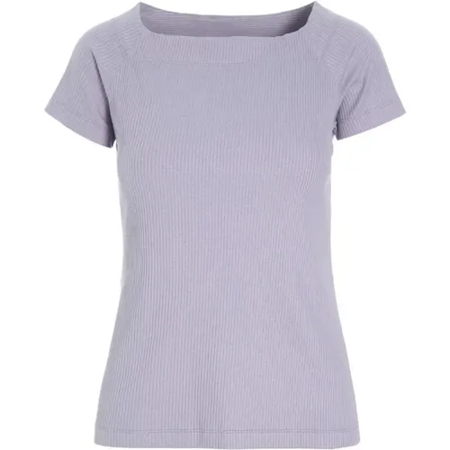 Lavender Sky Rib T-Shirt , Damen, Größe: XL - Bitte Kai Rand - Modalova
