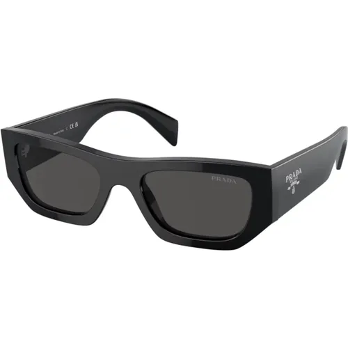 Sunglasses,Weiß/Dunkelgrau Sonnenbrille - Prada - Modalova