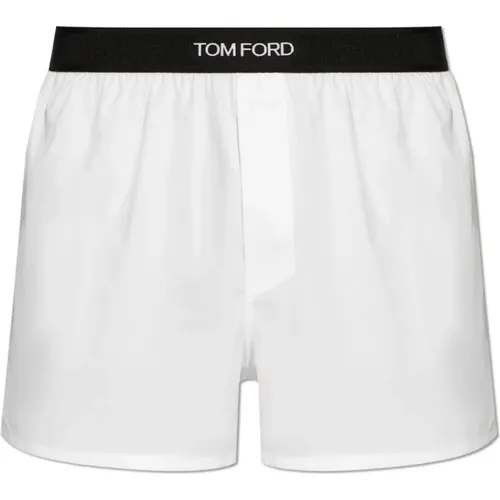 Boxer shorts with logo , male, Sizes: M, XS, L, S, XL - Tom Ford - Modalova