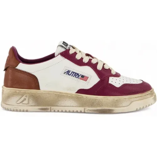 Bordeaux Sneakers for Women , female, Sizes: 3 UK, 5 UK, 7 UK, 6 UK, 4 UK - Autry - Modalova