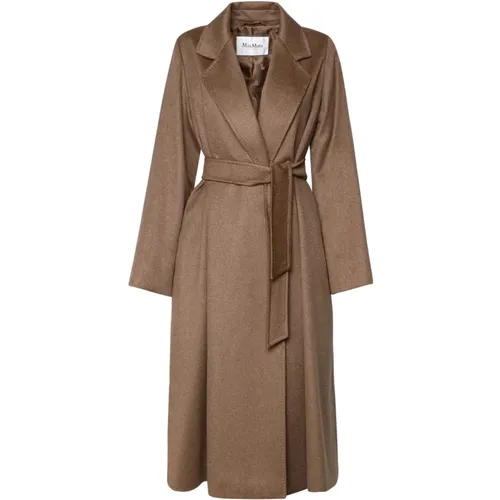 Fornovo Coat with Sash, Long Sleeves , female, Sizes: 3XS - Max Mara - Modalova