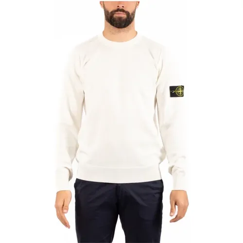 Herren Langarmshirt , Herren, Größe: L - Stone Island - Modalova