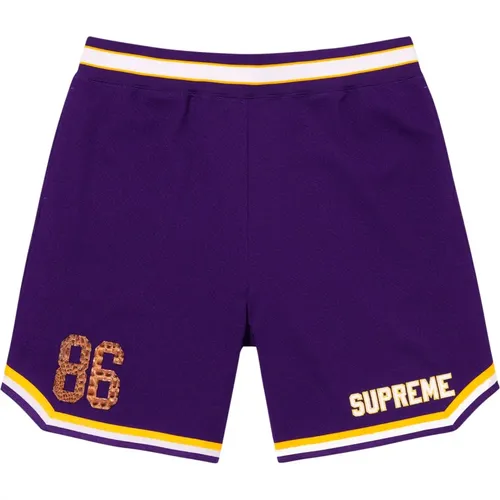 Croc Basketball Shorts Limited Edition , male, Sizes: L - Supreme - Modalova