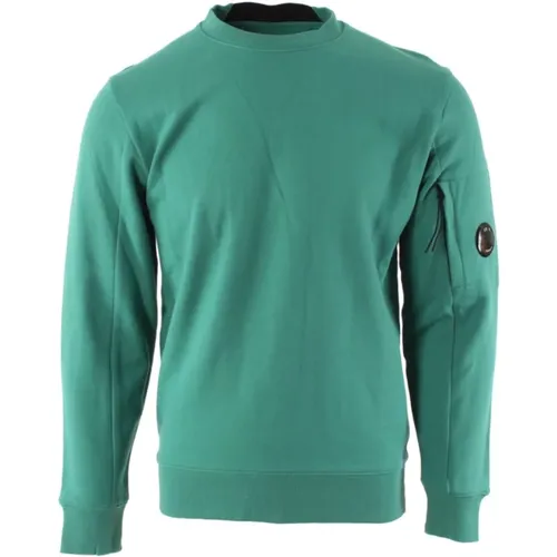 Stilvoller Grüner Pullover mit Diagonalem Muster , Herren, Größe: 3XL - C.P. Company - Modalova
