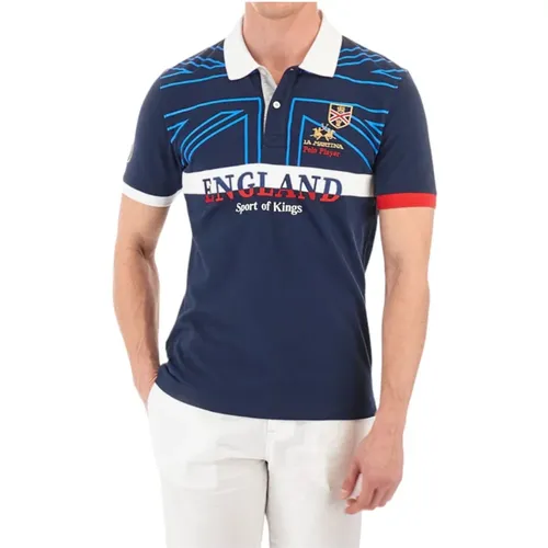 Mens Polo Shirt Piquet Stretch , male, Sizes: L - LA MARTINA - Modalova