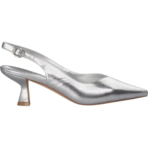 Pointed Toe Heel Shoe Buckle Closure , female, Sizes: 6 UK, 5 UK - Alma en Pena - Modalova