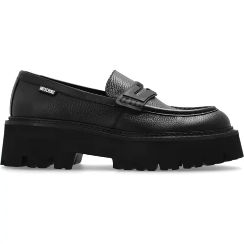 Loafers Schuhe , Herren, Größe: 42 EU - Moschino - Modalova