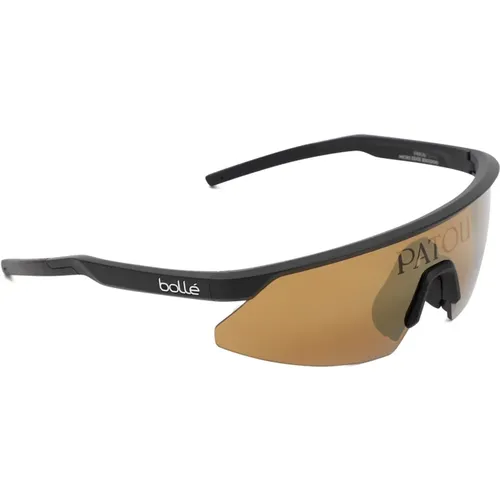 Schwarze Acetat-Sonnenbrille Stilvoll , Damen, Größe: ONE Size - Patou - Modalova