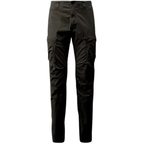 Schwarze Cargo-Hose mit Ergonomischer Linse , Herren, Größe: XS - C.P. Company - Modalova