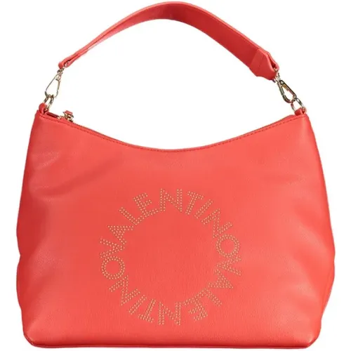 Rote Polyethylen-Handtasche mit Schultergurt , Damen, Größe: ONE Size - Valentino by Mario Valentino - Modalova