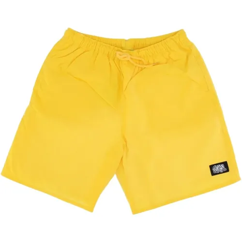 Lemon Swim Shorts with Pockets , male, Sizes: L, S, M, XL - HUF - Modalova